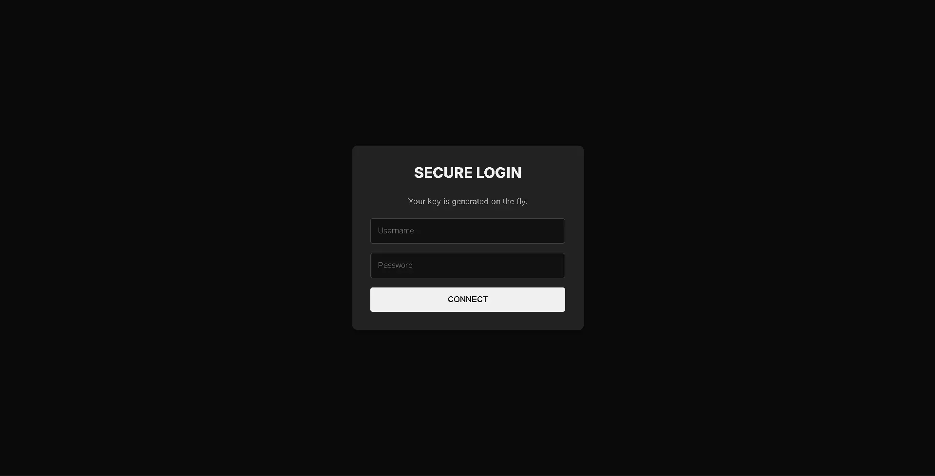 Tampilan Login Minimalis